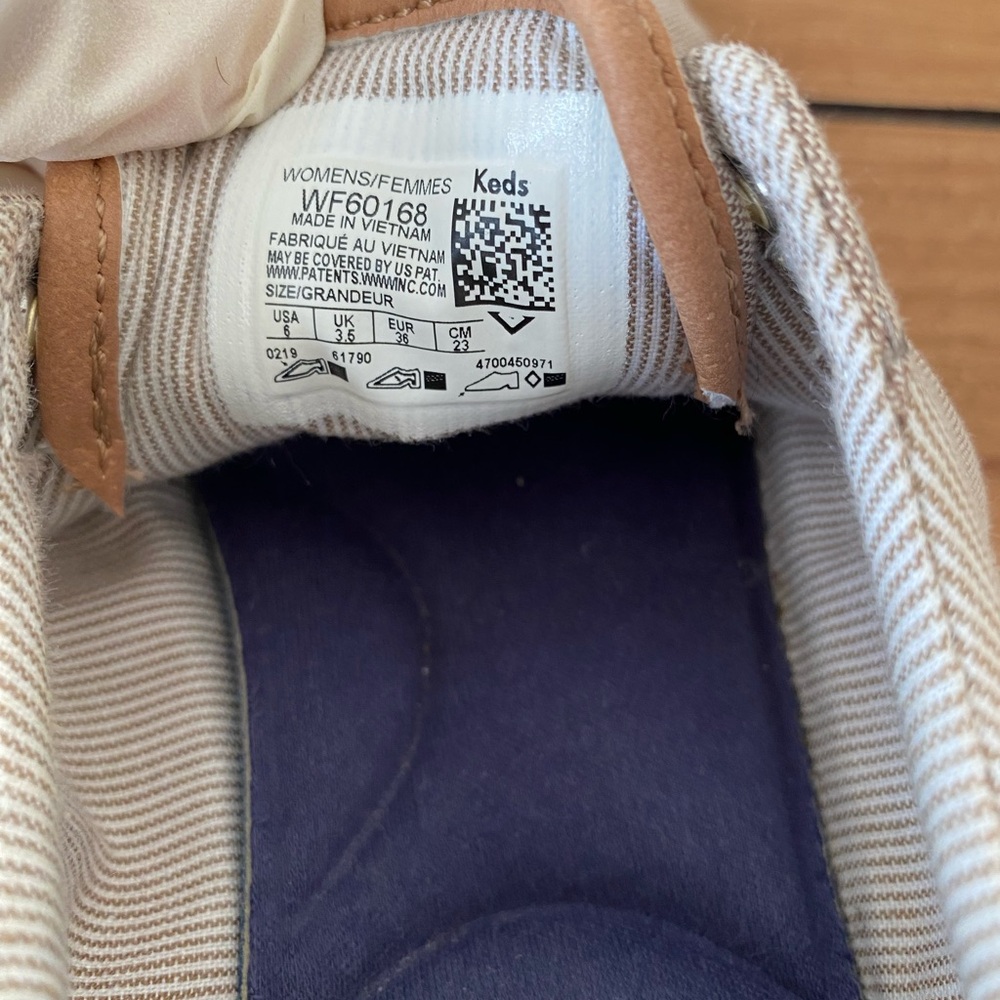 KEDS Beige Sneakers Dream Foam Memory Shoes Women's Size US 6 - Picture 6 of 9